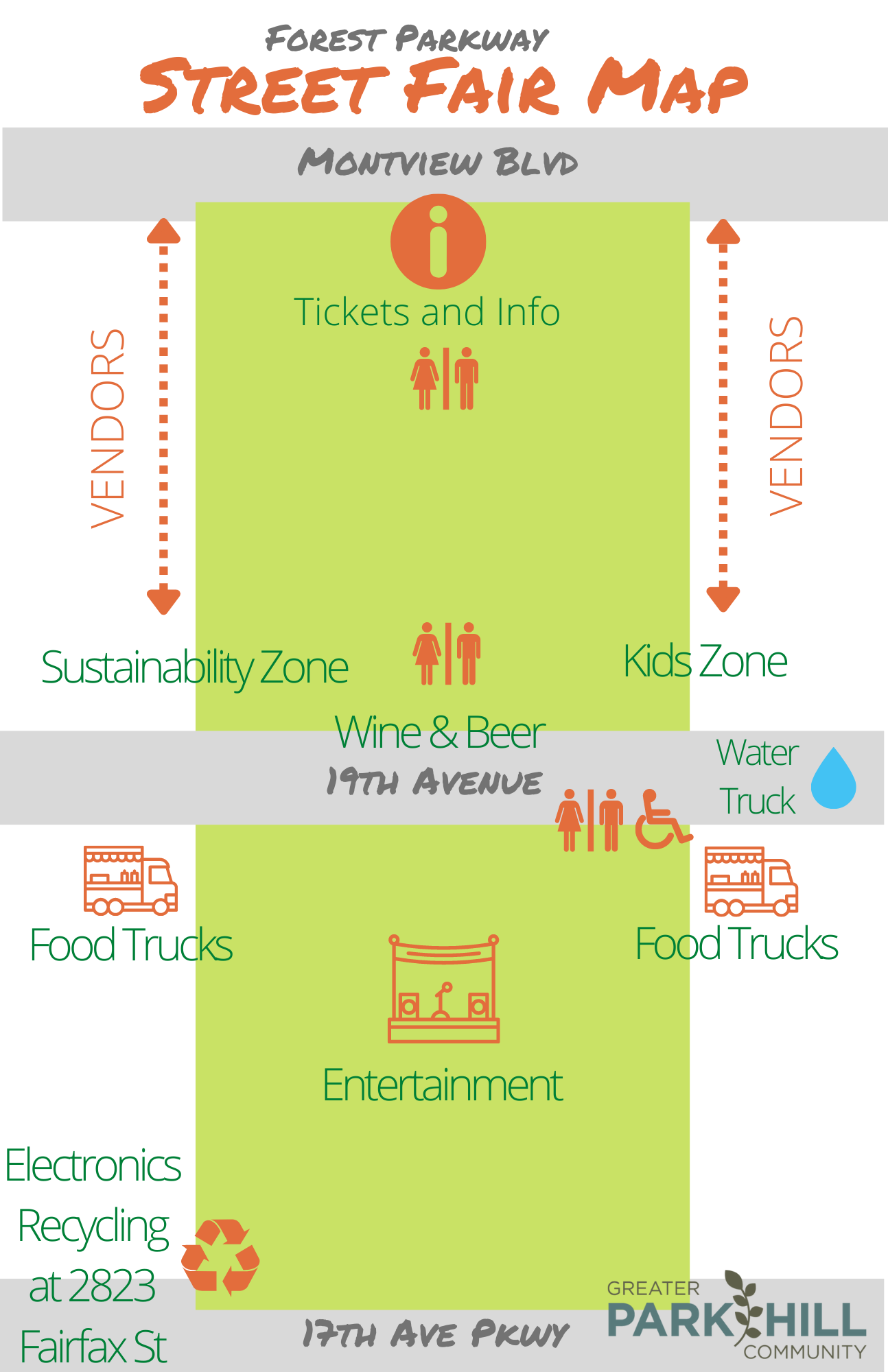 Street Fair Map 2022